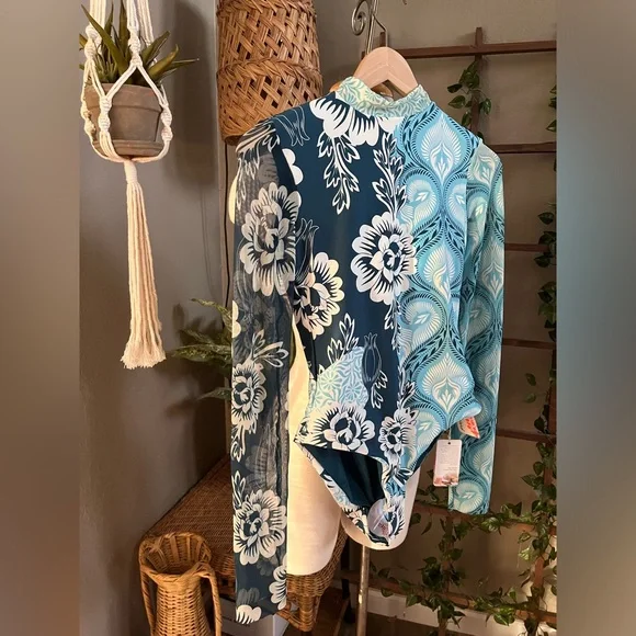 ▪️New Agua Bendita x Free People Anthropologie Mei One-Piece Surf Suit